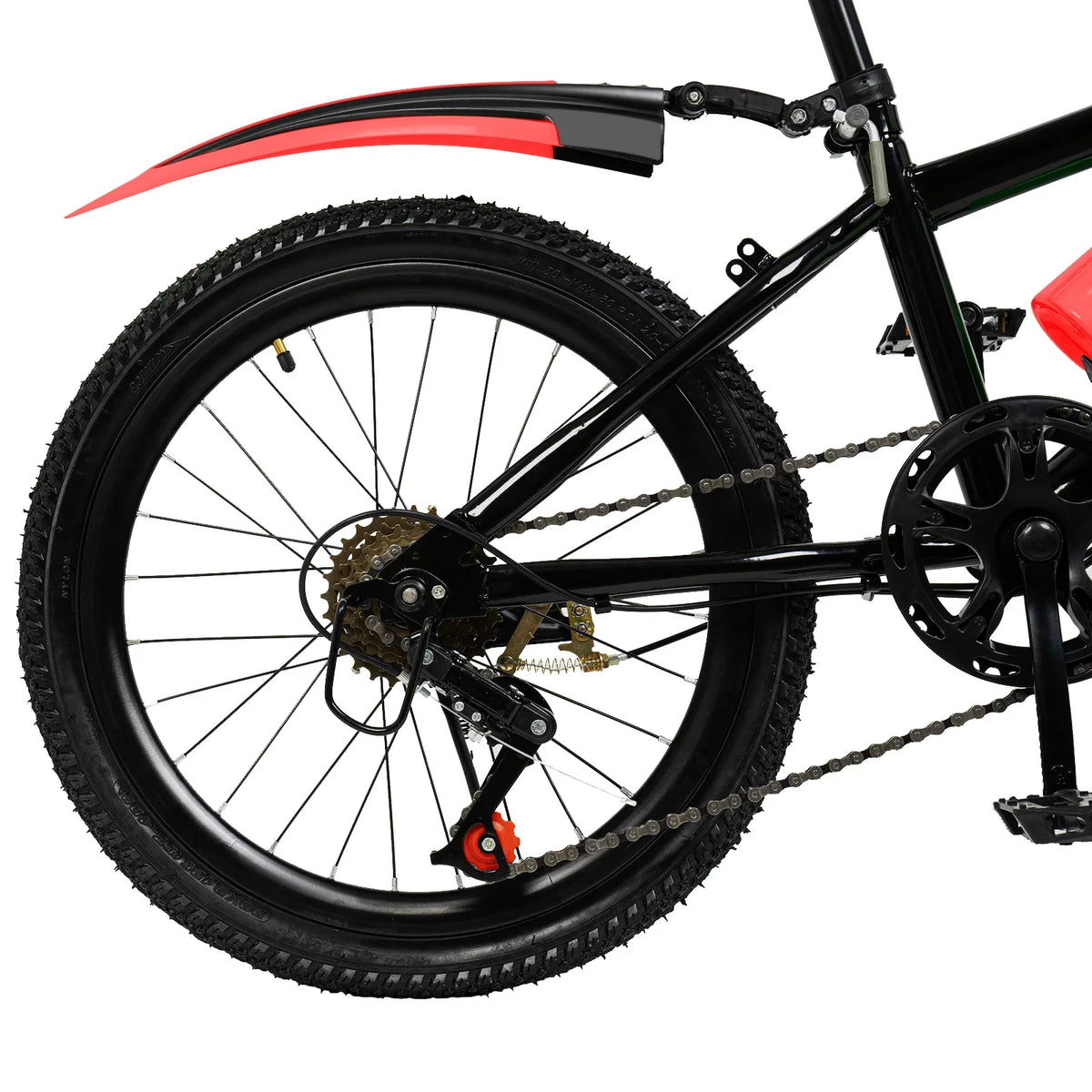Barncykel 20 Tum Mountainbike med 7 Växlar - Barn 8-13 År