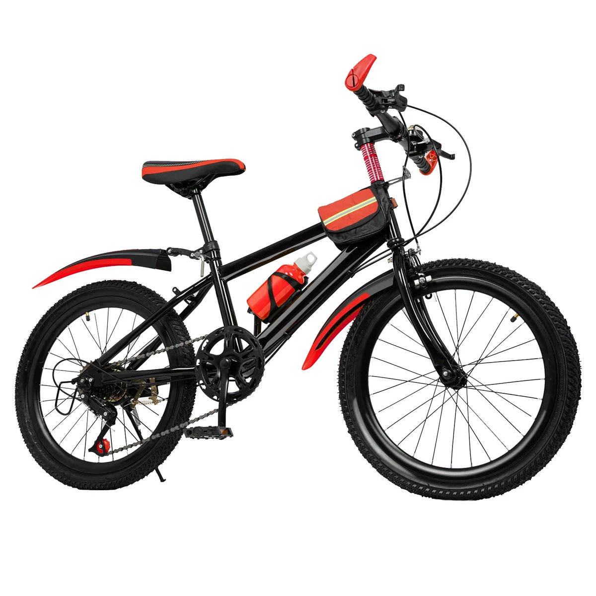 Barncykel 20 Tum Mountainbike med 7 Växlar - Barn 8-13 År